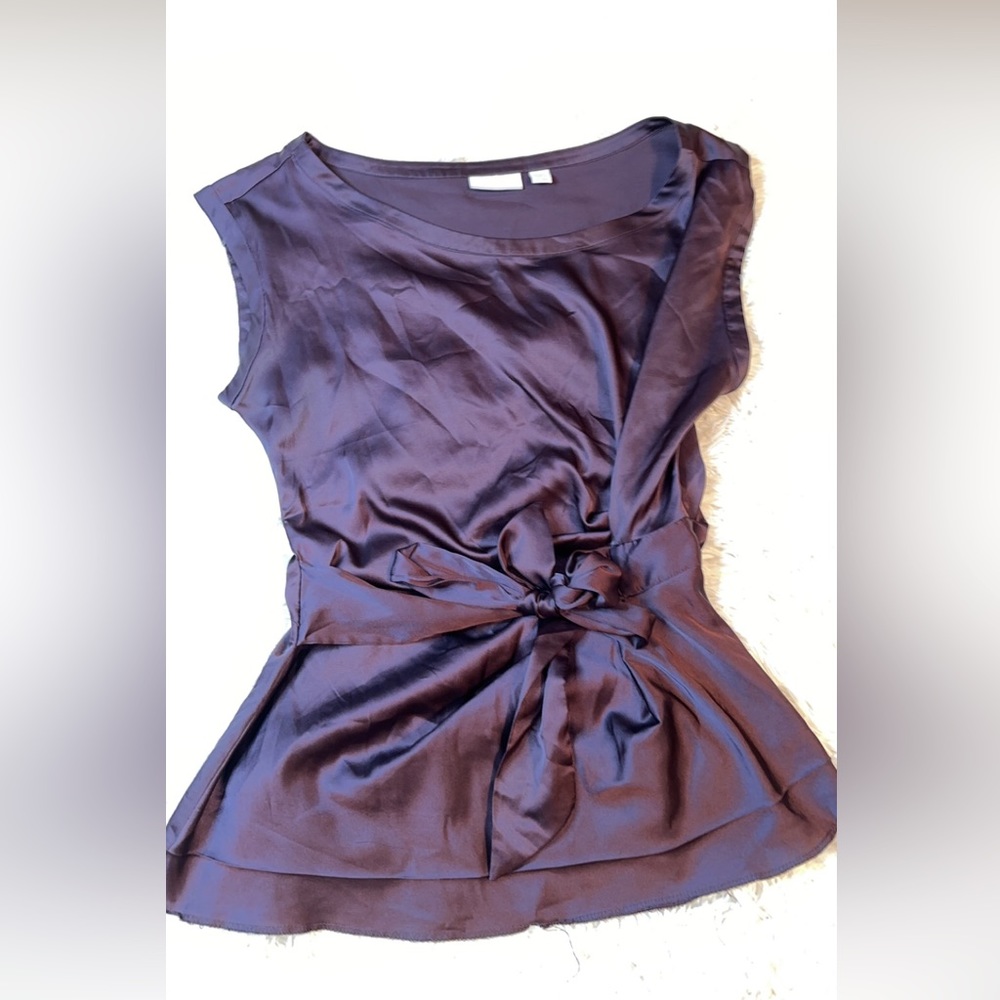 New York & Company wine purple Sleeveless
Blouse size Medium - Picture 7 of 13